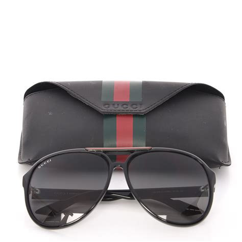 gucci black aviators|gucci aviators sunglasses.